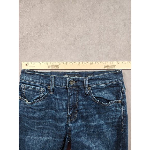 BKE Jeans Jake Womens Size 32x32 Straight Leg Denim Blue Distressed - Picture 9 of 15